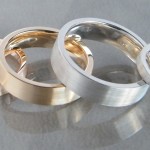 Familien Ringe in 585 weiß, gelb und Rosegold #familienringegold 