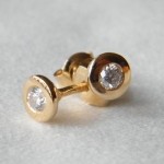 Brillant Ohrstecker Gold 585 1,4gr Brillanten W VS je 0,17ct zus. 0,34ct Endpreis 499€ 4