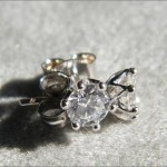 Brillantenohrstecker 585er rhodiniert Brillantdurchmesser je 4mm 0,23ct TW IF Vollschliff Brillanten von zus.ca. 0,46ct Endpreis 799€ 3