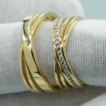 Eheringe Gelbgold mit 22 Brillanten