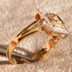 Antikes Art Deco Brillanten Ring 