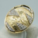 Ring aus 585/- Gelbgold mit Zirkonia Steine