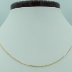 Diamantierte Anker Halskette aus massiv 585/- Gelbgold