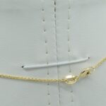 Runde Anker Halskette aus massiv 585/- Gelbgold