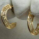 Creolen aus 585 Gold in einem zauberhaftem griechischen Design