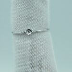 filigrane Ringe aus 750 Gold mit Diamant