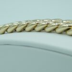 Panzerarmband hohl aus 585 Gold