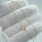 585 Gold Anker Armband 1mm Stärke. Länge 18cm 