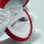 Feiner Goldring aus 585 Weißgold