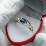 Feiner Goldring aus 585 Weißgold