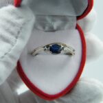 Feiner Goldring aus 585 Weißgold