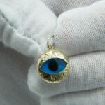 Auge Anhänger aus 585 Gold