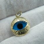 Auge Anhänger aus 585 Gold