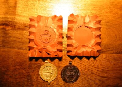 Anhänger aus 585 Gold -Guß.