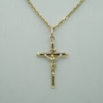 Goldkette mit Kreuz aus 333 Gold 