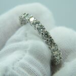 Memoire Goldring aus 585 Weißgold