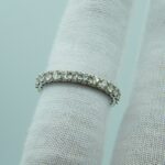 Memoire Goldring aus 585 Weißgold