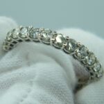 Memoire Goldring aus 585 Weißgold