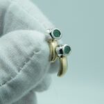 Ohrstecker aus 333 Gold mit Smaragde