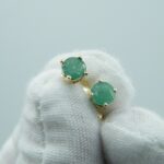 Ohrstecker aus 375 Gold mit Smaragde