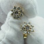 Ohrstecker aus 585 Gold mit natürlichen Diamanten