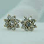 Ohrstecker aus 585 Gold mit natürlichen Diamanten