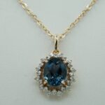 Hallo Goldanhänger und Kette aus 585/- Gold