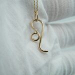 Sternzeichen Löwe Anhänger aus 585 Gold 