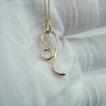 Sternzeichen Löwe Anhänger aus 585 Gold 