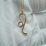 Sternzeichen Löwe Anhänger aus 585 Gold 