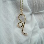 Sternzeichen Löwe Anhänger aus 585 Gold 