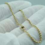 Zopf Armband aus 333/- Gelbgold