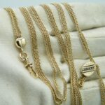 Antike Taschenuhrkette aus 585 Gold