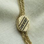 Antike Taschenuhrkette aus 585 Gold