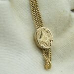 Antike Taschenuhrkette aus 585 Gold