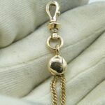 Antike Taschenuhrkette aus 585 Gold