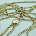 Antike Taschenuhrkette aus 585 Gold
