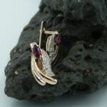 Elegante Ohrringe aus 585/- Roségold