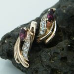 Elegante Ohrringe aus 585/- Roségold