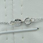 Set aus 375 Weißgold mit kleinen Diamanten