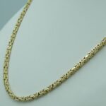Gold Königskette aus 585 Gold mit hochwertigem Kastenverschluss