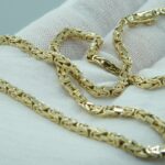 Gold Königskette aus 585 Gold mit hochwertigem Kastenverschluss