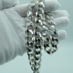Panzerkette aus Silber 925 massiv