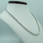 Anker 4 Kant Kette massiv 925 Silber