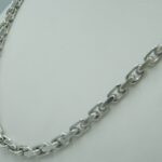 Anker 4 Kant Kette massiv 925 Silber