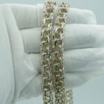 Silberkette Garibaldi massiv 925 Silber Handarbeit