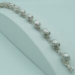 Armband Totenkopf 925 Silber massiv