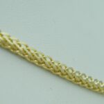 Elegantes Collier aus Gelbgold 4 Kant