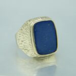 Massiver Herrenring Signet aus 585 Gelbgold mit Jaspis