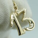 Anhänger 13 aus 333er Gelbgold